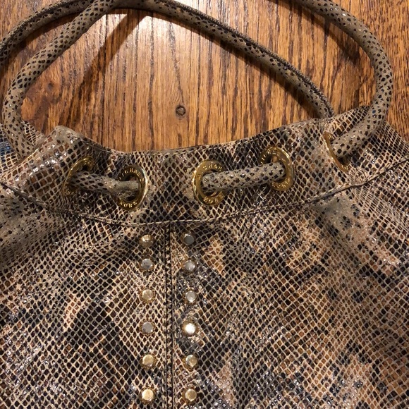 Michael Kors faux snakeskin studded grey bag - Picture 5 of 12